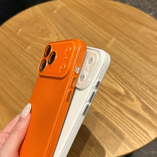 Caseative Solid Color Crystal Camera Lens Protection Compatible with iPhone Case (Brown,iPhone 15 Pro) by Caseative - Image 4