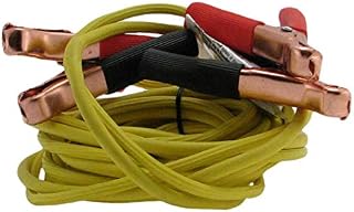 New 10 Gauge 10ft 50 Amp Clamp Booster Cables w/Storage Bag Yellow/Yellow Ideal for Motorcycle, ATV, Snowmobile and Personal Watercraft