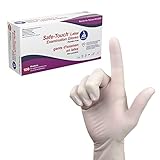 Amercare Latex Powder Free Glove, Medium,100 Count