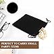 QOMJUFA Universal Handytasche 11 * 19 cm, Handysocke für Gängige Smartphone, Handy Tasche Schwarz mit Kordel, Tasche für Powerbank, Handy Zubehör, Beutel Kopfhörer