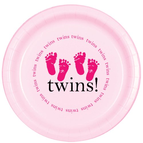 Partypro Twins Pink Dinner Plate (8/PKG) Partypro Twins Pink Dinner Plate (8/PKG)