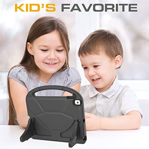 Image of Kids Case for iPad 9th /8th /7th Generation, iPad 10.2 Kids Case with Built-in Screen Protector, Durable Shockproof Handle Stand Protective Cover for iPad 10.2 Inch 2021 /2020 /2019, Black
