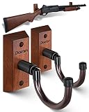 Gun Racks for Wall, Gun Wall Mount for Storage Rifle, Hardwood Gun Hanger for Store Shotgun, Heavy D