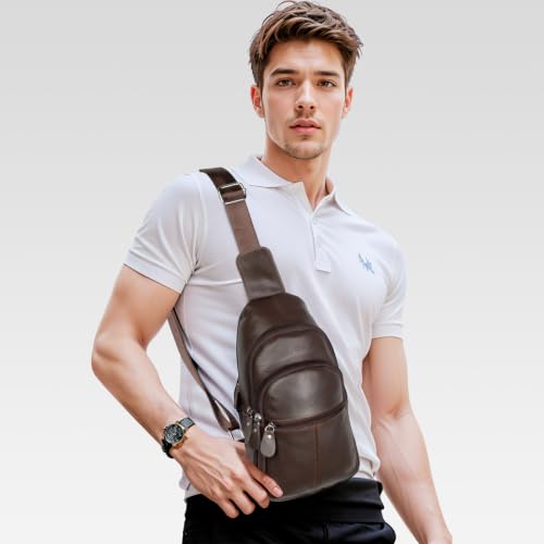 Molshine Genuine Leather Sling Bag