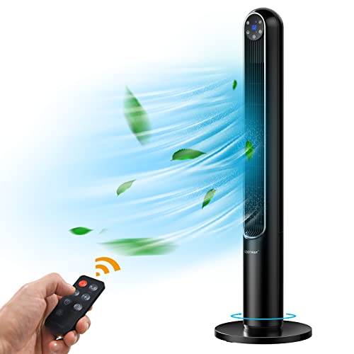 Ventilador de piso 42 pulgadas sin aspas con control remoto 120 Volts