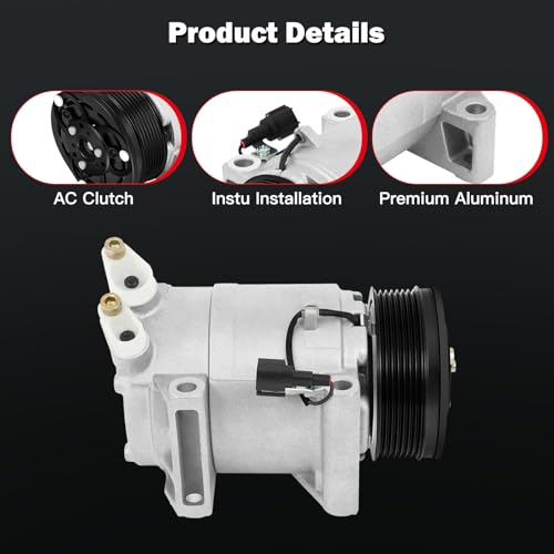 Image of cciyu Air Conditioning Compressor Fit for Infiniti QX56 QX80 5.6L 2004-2024