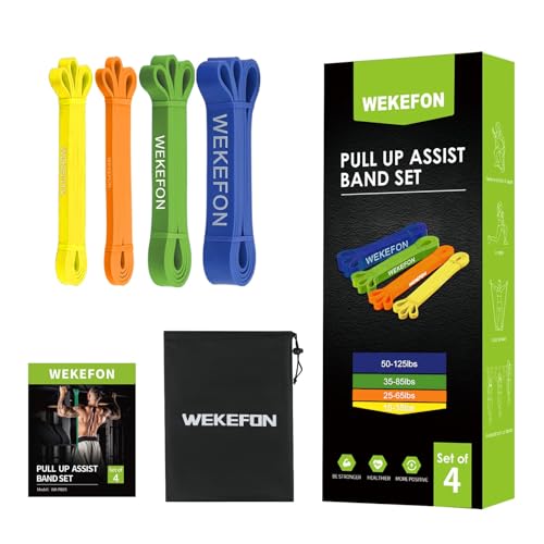 Image of Resistance Bands Set, Pull Up Assist Bands - Stretch Resistance Band - Mobility Band Powerlifting Exercise Bands for Resistance Training, Physical Therapy, Home Workouts