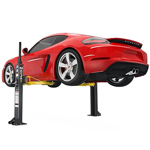 Maxjax - Two Post Portable Garage Car Lift - 7000 lb Capacity