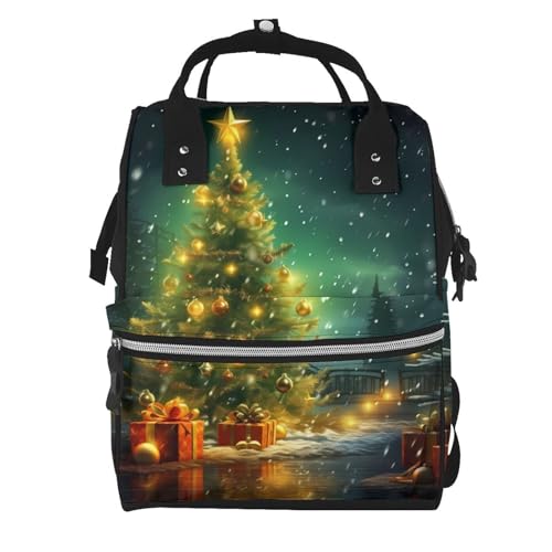 Sac à dos à langer lion art 3D abstrait imperméable pour femme