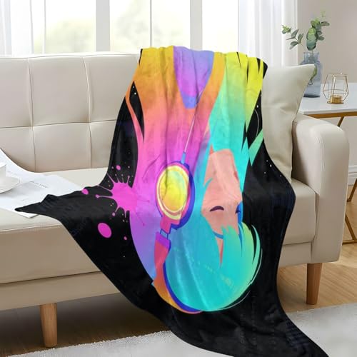 Manta de anime para sofá abrigo ligero contra el frío en noches de juego y descanso 7