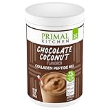 Primal Kitchen Chocolate Collagen Fuel® Drink Mix, Chocolate Coconut Collagen Peptides, No Dairy or Artificial Sweeteners, 15 Ounces