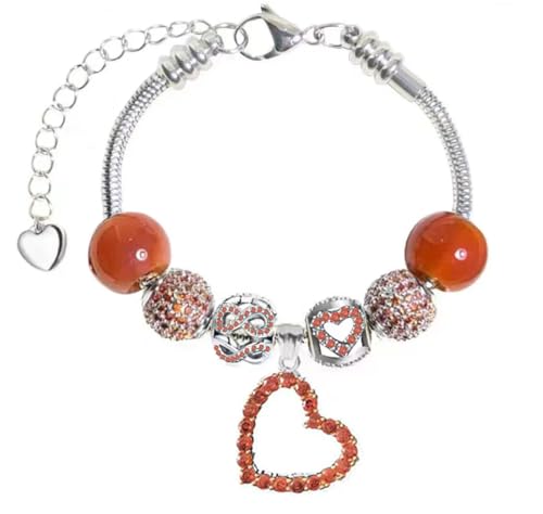 Image of Fit Pandora Infinity Bracelets with Charms Set Dupe Stainless Steel Snake Chain 6.3