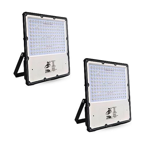 Image of D'Mak 150W Lens Led Flood Light - Ip65 Waterproof Led Lights with 120 Wide Beam-Led Lamp Lights for Yard,Showroom,Shop, Factory,Garden, Playground & Home (150Watt, Pack of 2)