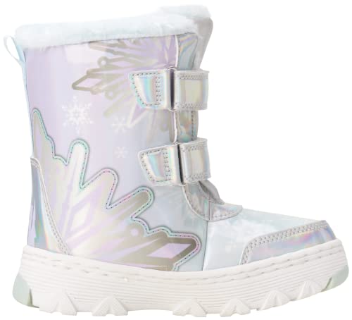 Josmo Girl's Frozen Snow Boots (Toddler/Little Kid) Silver/Light Blue 7 Toddler M3