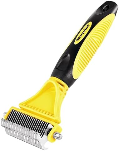 morpilot Dog Brush Cat Brush Grooming Comb, 23+12 Double Sided Un...