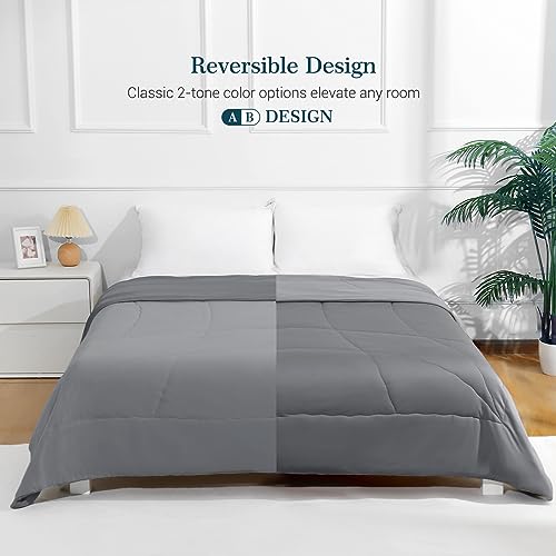 Elegear HT-BZ-C102-GY Revolutionary Cooling Comforter Queen Absorb Body Heat To Keep Cool, Cooling Blanket For Hot Sleepers Japanese Arc-Chill 3.0 Cool Tech Fabric Summer Comforter Hypo-Allergenic Cool Quilt thumb #2