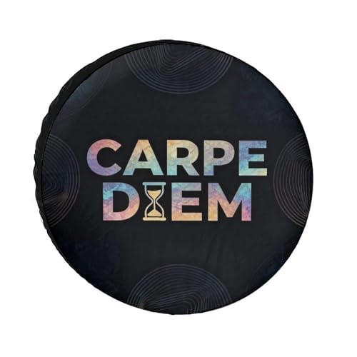 KLXZCVP IbNXtH[hzXyA^CJo[ACarpe Diem Seize the DayAJeepԁASUVAMPVARVgbNɑΉ(Black,32 inch)