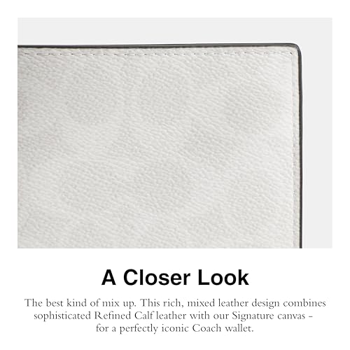 Coach Men's 3 in 1 Accessory-Travel Wallet, Chalk/White4