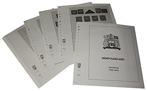 LINDNER Das Original Terre-Neuve feuilles pré-imprimées 1857-1949