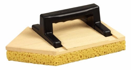 KS Tools 144.0591 Holz-Reibebrett, spitz mit Schwamm, 140x240mm