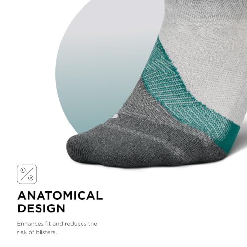Image of Feetures Elite Light Cushion No Show Tab Sock Wave
