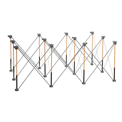BORA Centipede CK12S 30 inch height Portable Work Stand, Includes 4 X-Cups, 4 Quick Clamps, Carry Bag, Portable...