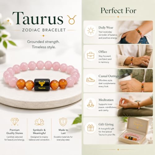 Image of Zodiac Crystal Bracelet for Men & Women