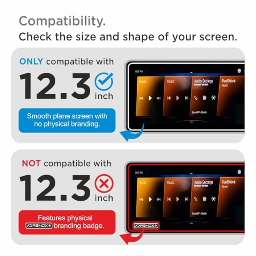 Image of Spartan Shield MATTE [3 PACK] Screen Guard for MAHINDRA XUV 7XO 2026+ || AX, AX3, AX5, AX7, AX7T & AX7L || 12.3 INCH TRIPLE SCREEN with * NO ADRENOX+ BADGE CUTOUT * + Flexible TPU for Steering & Storage Panel Protector || Anti Scratch || Water Repellant || With Complimentary Installation Kit || Bubble Free Application || XUV7XO Digital Instrument Cluster Protective Film || NEW 2025+ Car Stereo Accessories [Not Tempered Glass] * CHECK ADRENOX+ Badge Before Ordering*