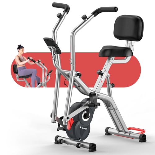 Foldable Exercise Bike with Elliptical Mode