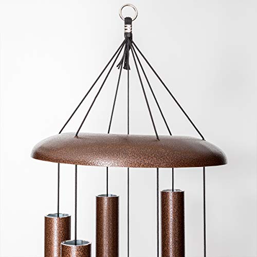 Corinthian Bells by Wind River - 56 inch Copper Vein Wind Chime for Patio, Backyard, Garden, and Outdoor décor (Aluminum Chime) Made in The USA