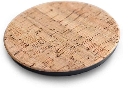 Wireless Charger Pad 15W Fast Charging Station, Natural Cork Wood Design by Reveal Shop -Compatible w/iPhone 14/13/12/11/11 Pro/11 Max/XR/XS/X/8/8Plus, Galaxy S10/S10 Plus/S10E/S9