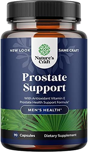 Natural Prostate Support Health Supplement Pure Extract Pills Formula Saw Palmetto Extract Capsules Plant Sterol Complex – Urinary System Boost Vitamins Hair Growth for Men by Natures Craft