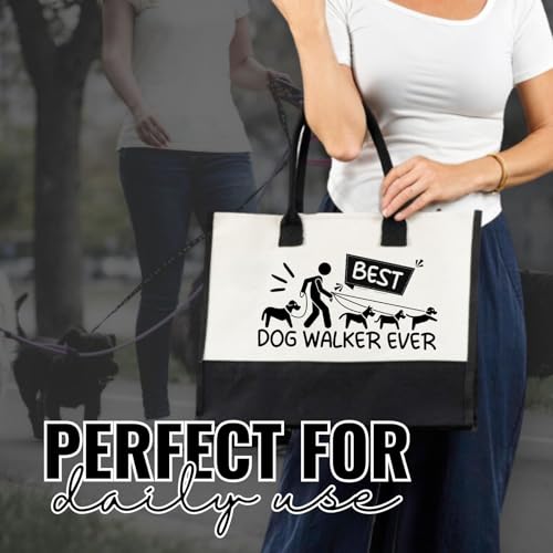 Bolso Tote de lona grande con cierre superior y correa ajustable miniatura 3