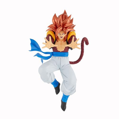 Banpresto Figura de Acción Coleccionable Gogeta Super Saiyan 4 Dragon Ball GT - Blood of Saiyans, 16 cm - BP28579P Multicolor, Optimo para los fanaticos del Anime