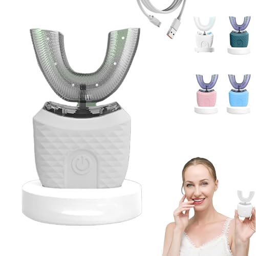Clarismile Brosse À Dents Sonique, 2025 Nouveau Brosse À Dents Sonique Automatique À Ultrasons, 3 Modes, Tête Amovible, Étanchéité Ipx7, Recharge Rapide (Blanc)