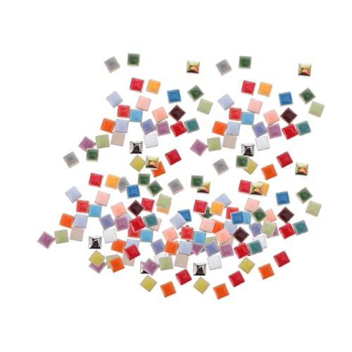 HOMSFOU Carreaux Céramique Tesselles Colorées DIY pour Projets Artisanat Décoration Intérieure et Bricolage