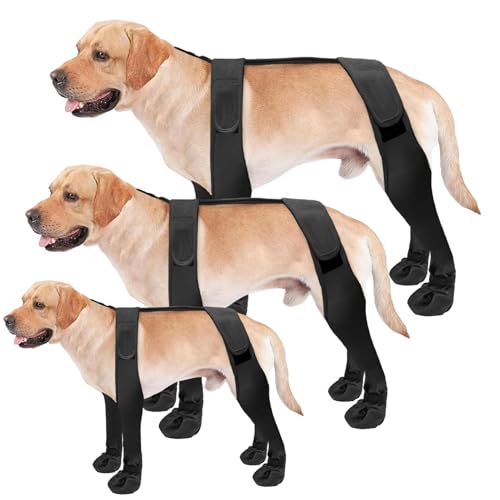 Bottines d'hiver pour chien avec sangle réglable taille M