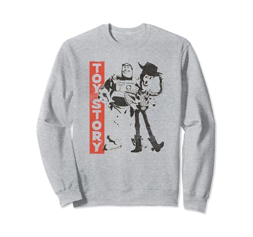 Sweatshirt Toy Story Buzz et Woody vintage Disney Pixar pour fan