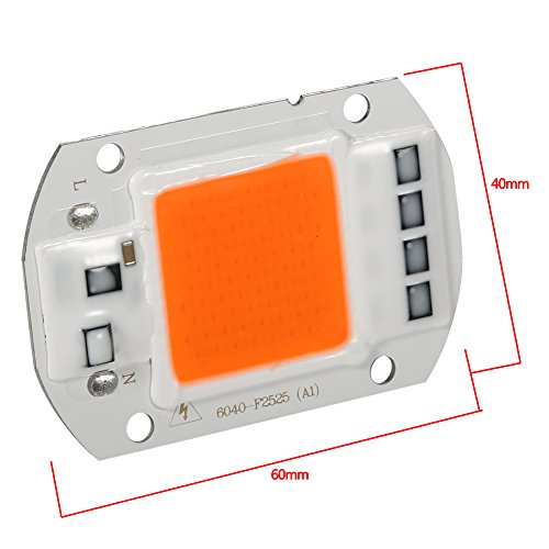 50W Full Spectrum Warm/White Led COB Chip Grow Light Growth Lamp Garden Hydroponic Plant for Indoor Plants Seeding Veg Bloom Hydroponic Growing Lamps - Image 3