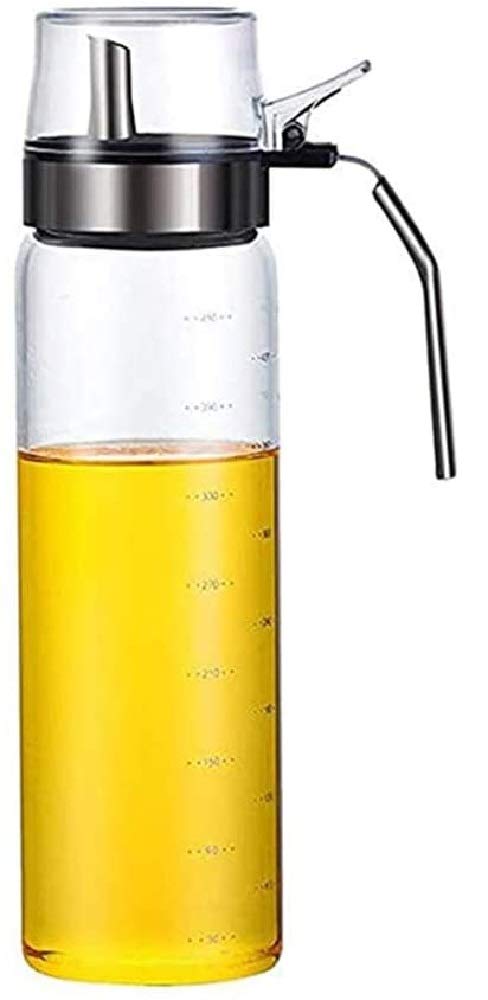 Xiaoshenlu 500Ml Oil Dispenser, Olive Oil Dispenser Glass Bottle, Vinegar Dispensing Cruets, Leakproof Cooking Oil Storage Container With Cap