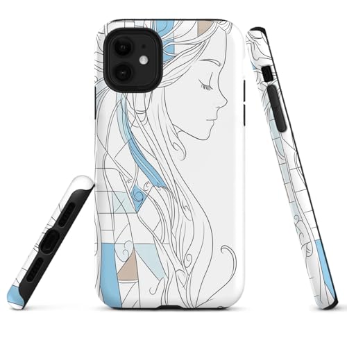 HYPESTYLE Gemini Phone Case Compatible with iPhone 16 15 14 13 12 Compatible with Samsung Galaxy S25 S24 S21 Ultra FE S22 Dual Layer Sturdy Shockproof