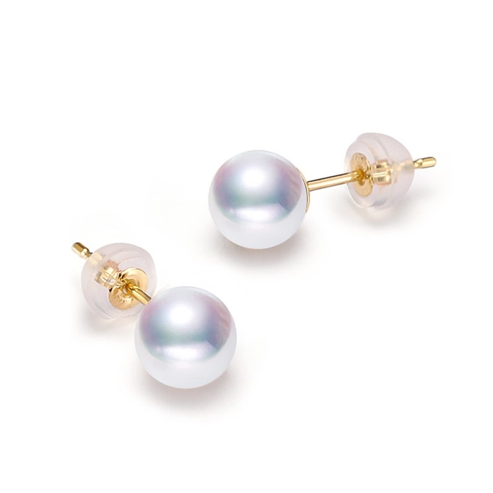 Boucles d'oreilles perles akoya et or 18 carats le cadeau d'anniversaire idéal pour femme