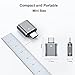 USB C to USB Adapter 3 Pack, Type C to USB 3.0 Adapter, USB Female to USB-C Male OTG Adaptor Compatible with MacBook Pro, Samsung Galaxy, Type-C Smartphones, Tablets and More (Grey)