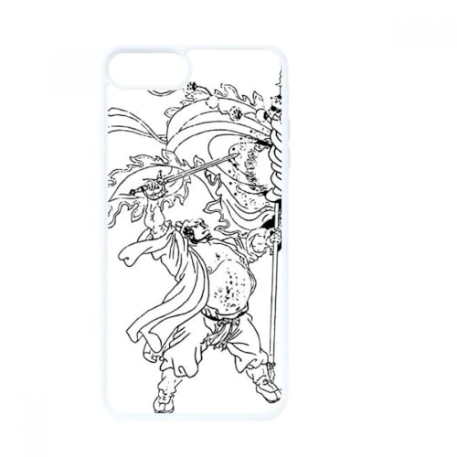 Coque iPhone 7 8 SE 2020 antichoc blanche avec dessin artistique Romance Kingdom