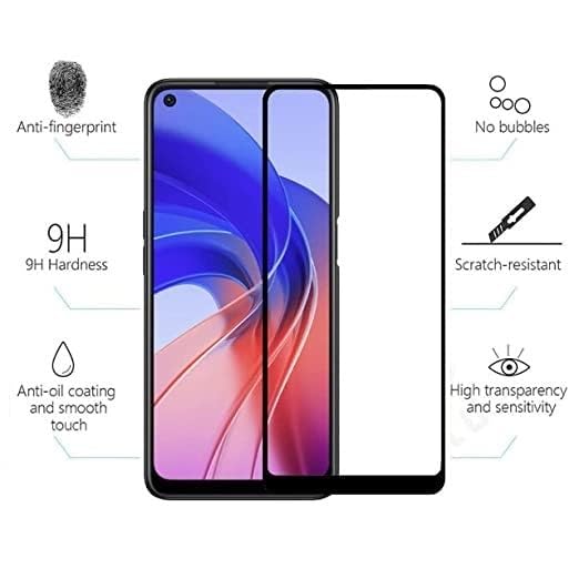 Image of STP FEEL Advanced Premium Tempered Glass Screen Protector Compatible for Oppo F19 / F19 Pro / F19 Pro+ / F21 Pro (4G /5G) / F21S Pro (4G /5G) / Reno 7 5G / Reno 8 5G Edge to Edge Coverage
