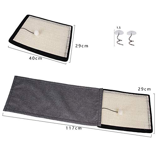 Baugger - Cat Scratcher Gato Scratch Pad Cat Nail Guarnição Mobiliário Protetor Anti-scratch Cat Tra