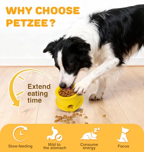 Rubber Dog Enrichment Toys, Stuffable Interactive Dog Toys to Keep Them Busy - Puzzle Slow Feeder & Anxiety Relief & Long-Lasting - Frozen Dog Licking Toy, Dishwasher Safe, Lemon, M — view 5