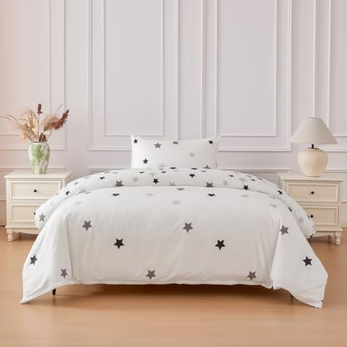 Dalina Funda Nórdica para Cama 90, Juego de 2 Piezas Estampada - Incluye Funda de Edredón 150x220cm y 1 Funda de Almohada 50x75cm - Microfibra Suave y Transpirable