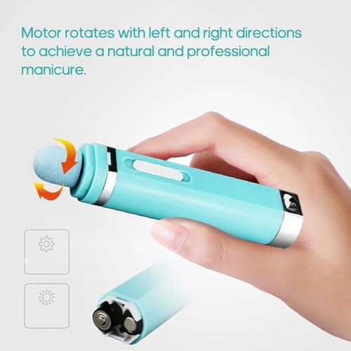 Electric Nail Drill Machine Pen Manicure Pedicure File Polish Buff Shine Shape Tool with 9 Drill Heads - Image 2
