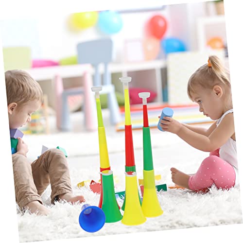 Milisten 6 Pçs Jogo De Bola Chifre Brinquedo Trompete Brinquedo Infantil Fã De Plástico